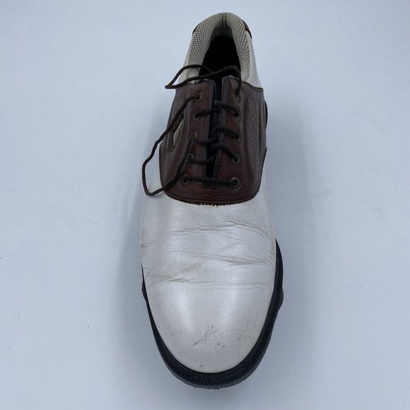 FootJoy DryJoys Tour Golf Saddle Leather Men’s Sz 9 W Opti Flex 2 Golf #59961 main image 6